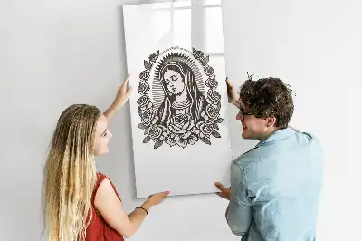 Piši briši tabla z motivom Device Marije iz Guadalupe