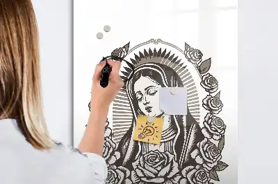 Piši briši tabla z motivom Device Marije iz Guadalupe