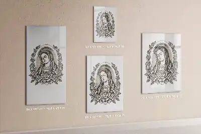 Piši briši tabla z motivom Device Marije iz Guadalupe