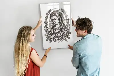 Piši briši tabla z motivom Device Marije iz Guadalupe
