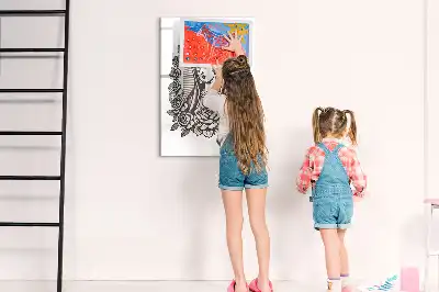Piši briši tabla z motivom Device Marije iz Guadalupe