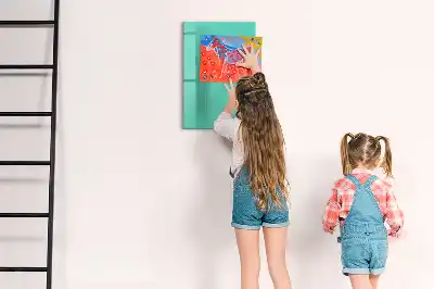 Tabla piši briši turkizna