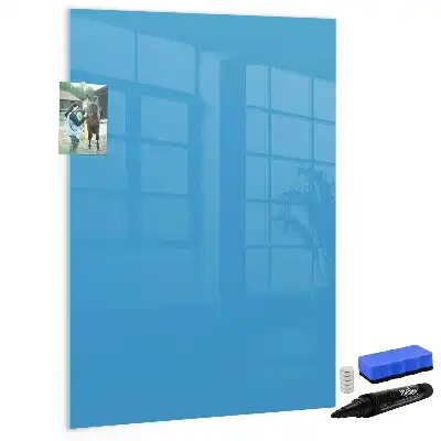 Piši-briši tabla svetlo modre barve