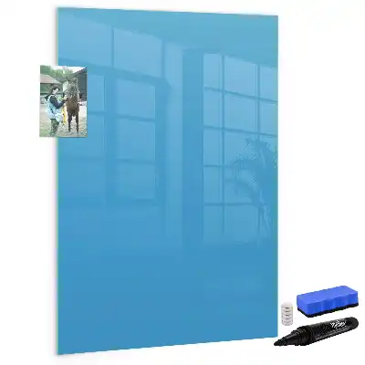 Piši-briši tabla svetlo modre barve