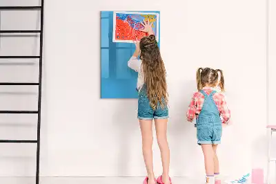 Piši-briši tabla svetlo modre barve