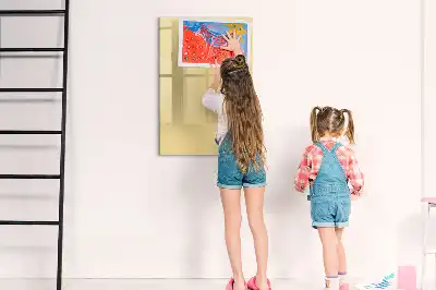 Tabla piši-briši kremne barve