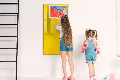 Tabla piši-briši svetlo rumene barve