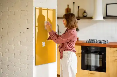 Piši briši tabla zlate rumene barve