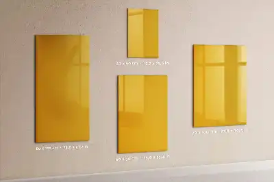 Piši briši tabla zlate rumene barve