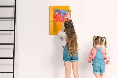 Piši briši tabla zlate rumene barve
