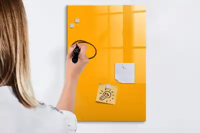 Piši briši tabla zlate rumene barve