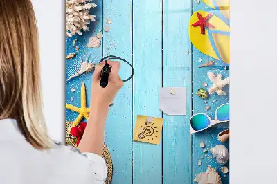 Tabla piši-briši komplet za plažo