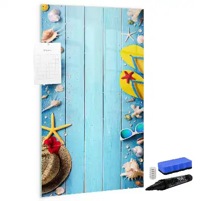 Tabla piši-briši komplet za plažo