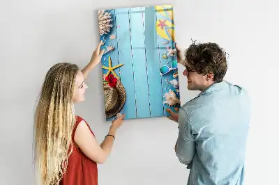 Tabla piši-briši komplet za plažo