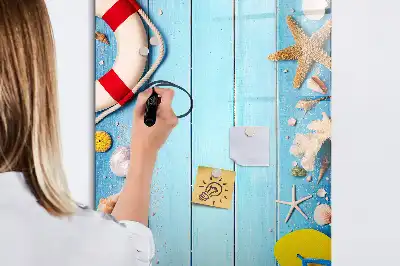 Piši briši tabla komplet za ljubitelje plaže