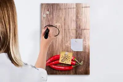 Piši briši tabla s motivom čilijev
