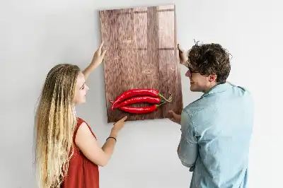 Piši briši tabla s motivom čilijev