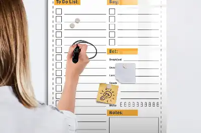 Tabla piši briši za seznam opravil