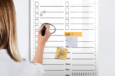 Tabla piši briši za seznam opravil