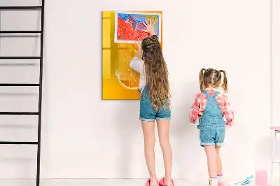Pomarančni sok tabla piši briši