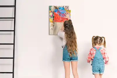 Piši briši tabla z motivom peščene plaže