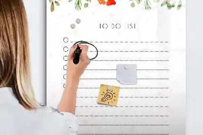 Tabla piši-briši dnevni seznam opravil