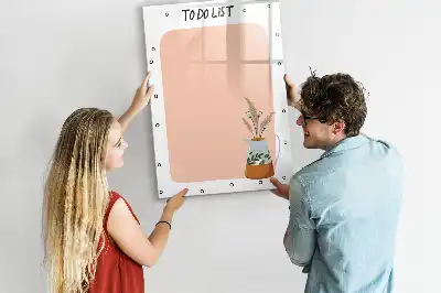 Piši briši tabla seznam opravil