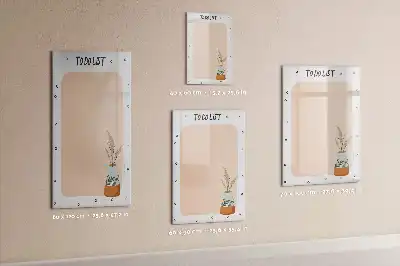Piši briši tabla seznam opravil