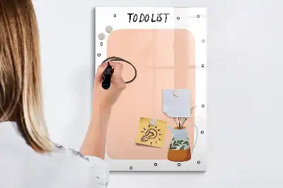 Piši briši tabla seznam opravil