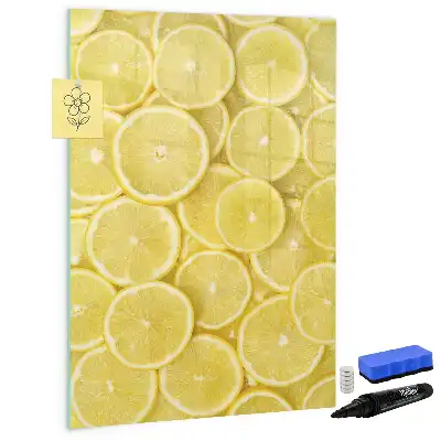 Piši briši tabla z motivom limoninih rezin