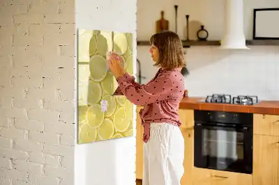 Piši briši tabla z motivom limoninih rezin