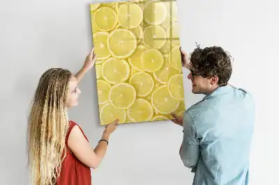 Piši briši tabla z motivom limoninih rezin