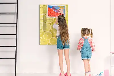 Piši briši tabla z motivom limoninih rezin