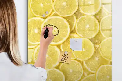 Piši briši tabla z motivom limoninih rezin