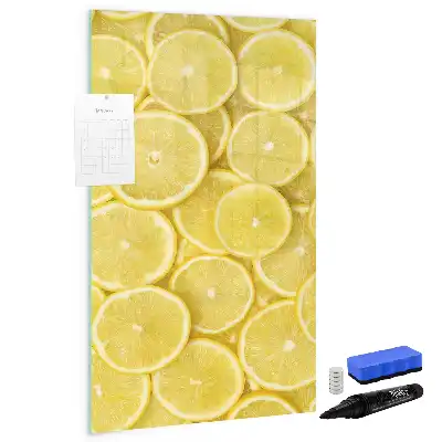 Piši briši tabla z motivom limoninih rezin