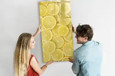 Piši briši tabla z motivom limoninih rezin