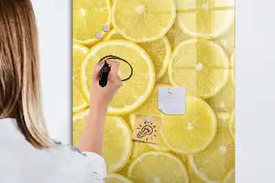 Piši briši tabla z motivom limoninih rezin