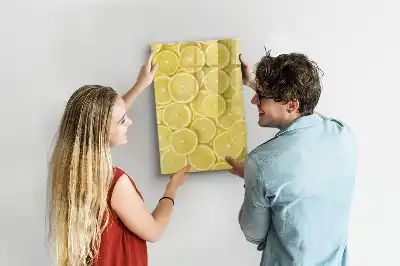 Piši briši tabla z motivom limoninih rezin