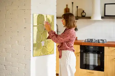 Piši briši tabla z motivom limoninih rezin