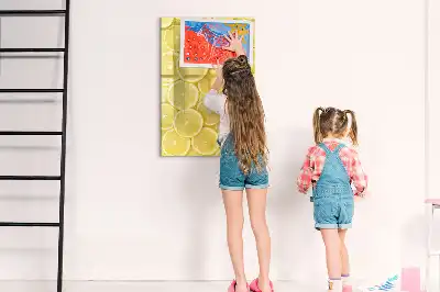 Piši briši tabla z motivom limoninih rezin