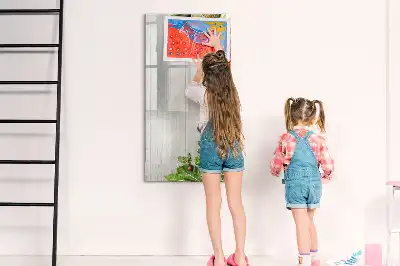 Piši briši tabla z motivom zelenjave na leseni podlagi