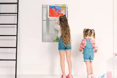 Piši briši tabla z motivom zelenjave na leseni podlagi