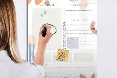 Dnevni načrtovalec tabla piši briši