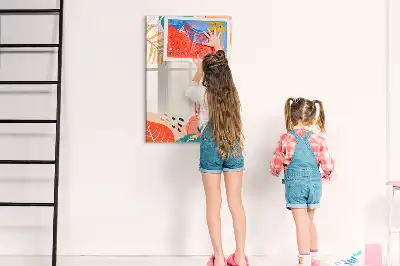 Piši briši tabla motiv poletna cvetlica