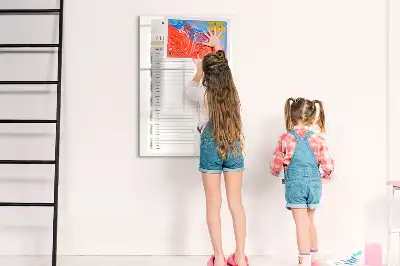 Tedenski jedilnik tabla piši-briši