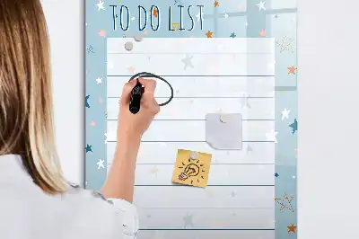 Piši briši tabla za seznam opravil