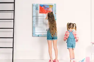 Piši briši tabla za seznam opravil