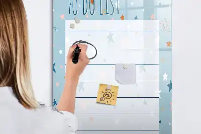 Piši briši tabla za seznam opravil