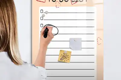 Tabla piši briši seznam opravil