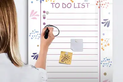 Piši briši tabla seznam opravil